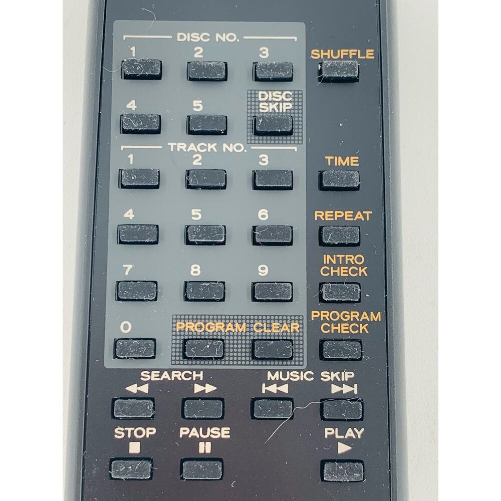Teac Remote Control Rc 722 Original CD Player Changer OEM Replacement Untested - Picture 6 of 7